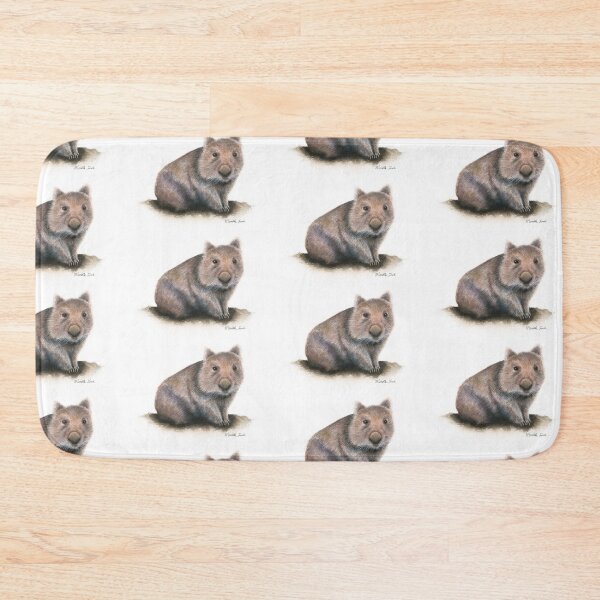 Item preview, Henry the wombat - Australian animal watercolour painting designed and sold by artbymarielle.