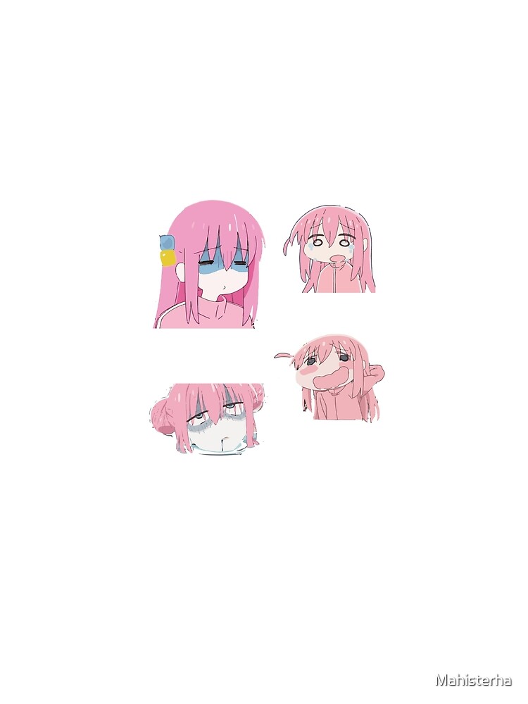 Aperçu 5 sur 5. T-shirt graphique avec l'œuvre Hitori Gotou chibi boochi créée et vendue par Mahisterha.