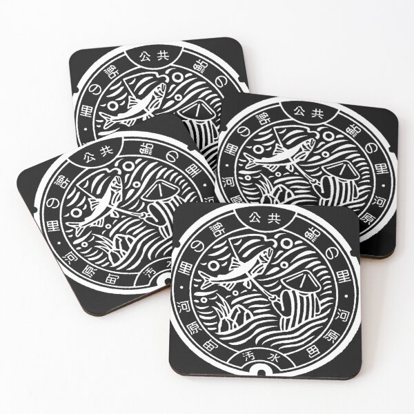 Item preview, Fisherman on manhole in Japan - White designed and sold by mattraski.