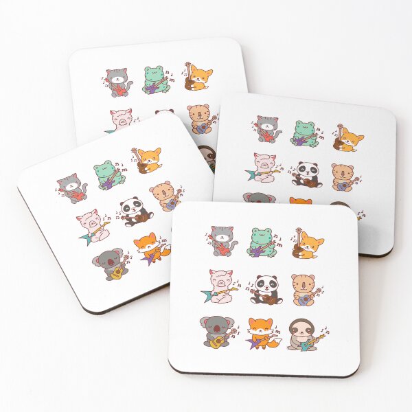 Item preview, Kawaii Panda Cat Sloth Frog Guitar Animal Music Boys Girls Teacher designed and sold by Designer-Girl.