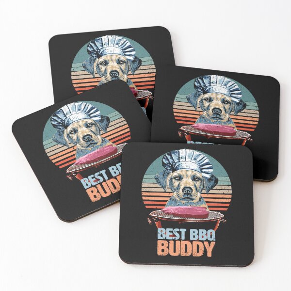 Item preview, Best BBQ Buddy - Funny & Cute Labrador designed and sold by BrainlabStudios.