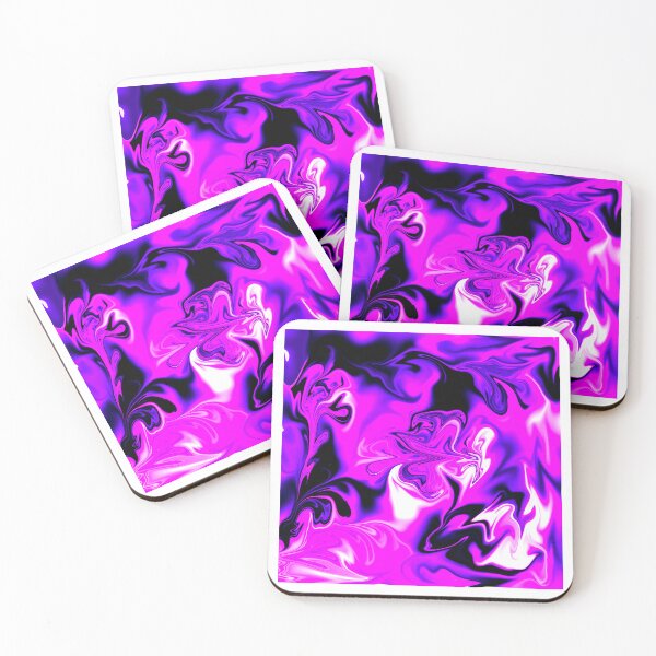 Item preview, Blue, Pink, Black  And White Liquid Art. Liquid Marble. Abstract Design #2. designed and sold by Jason123za.