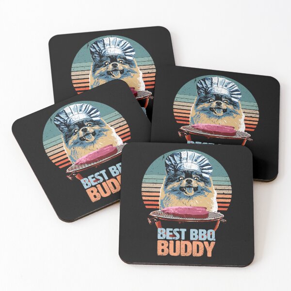Item preview, Best BBQ Buddy - Funny & Cute Pomeranian Pomeranian designed and sold by BrainlabStudios.