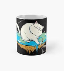 Flat Earth Cat Mug