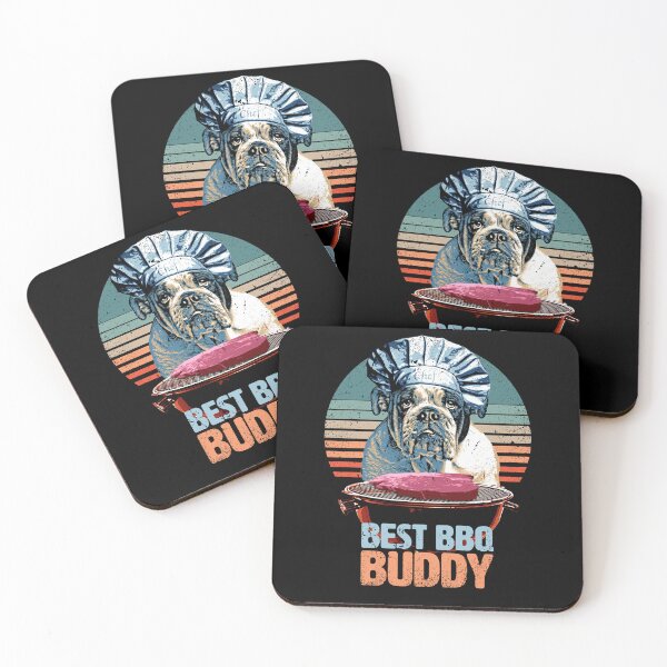Item preview, Best BBQ Buddy - Funny & Cute English Bulldog designed and sold by BrainlabStudios.