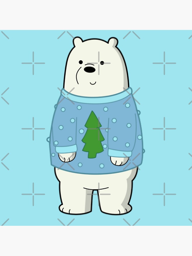 " We Bare Bears Christmas Ice Bear" Poster for Sale by kyokyyosei