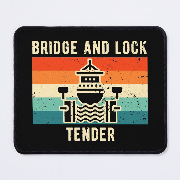 Item preview, Bridge and Lock Tender Retro Vintage designed and sold by NestaReign.