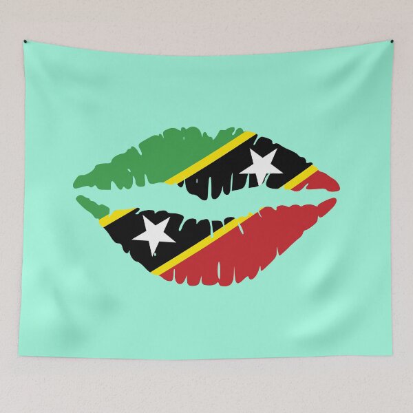 Item preview, Saint Kitts Kiss Design designed and sold by CyberneticTees.
