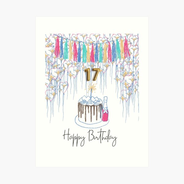  17th Birthday Gifts for Girls, 17th Birthday Decorations for  Girls, 17th Birthday Party Supplies, Happy 17th Birthday, Gifts for 17  years old Girl, Gift for 17 year old Girl, 17 Year