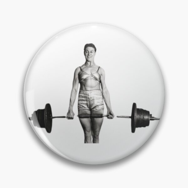 Item preview, Vintage Barbell Weight Lifting Woman  designed and sold by TeeKid.