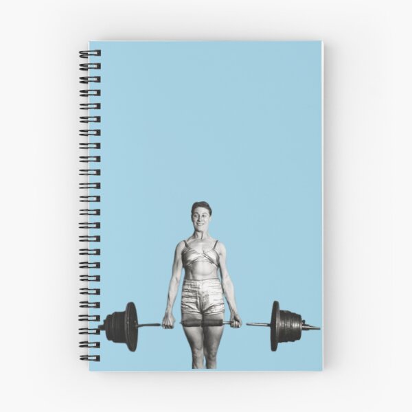Item preview, Vintage Barbell Weight Lifting Woman  designed and sold by TeeKid.