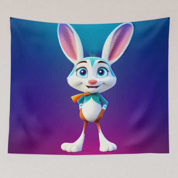 Item preview, Cute Bunny Rabbit - Nux designed and sold by LuliandFriends.