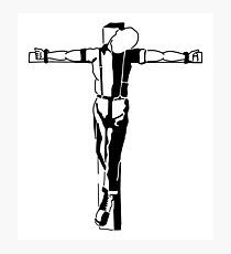 Skinhead Jesus Photographic Print