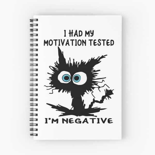 Item preview, Funny Cat I Had My Motivation Tested I'm Negative Cat Funny Sayings designed and sold by Desinger12.