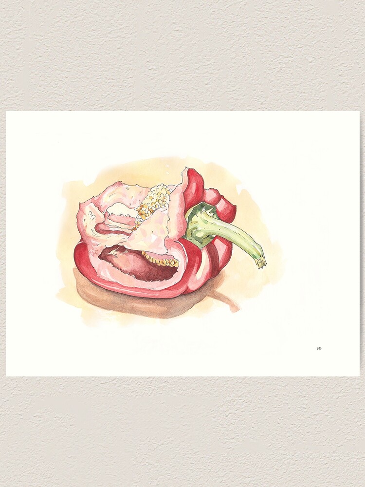 Alternate view of Red Pepper Art Print