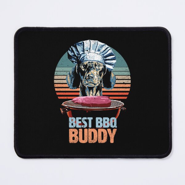 Item preview, Best BBQ Buddy - Funny & Cute Dachshund designed and sold by BrainlabStudios.