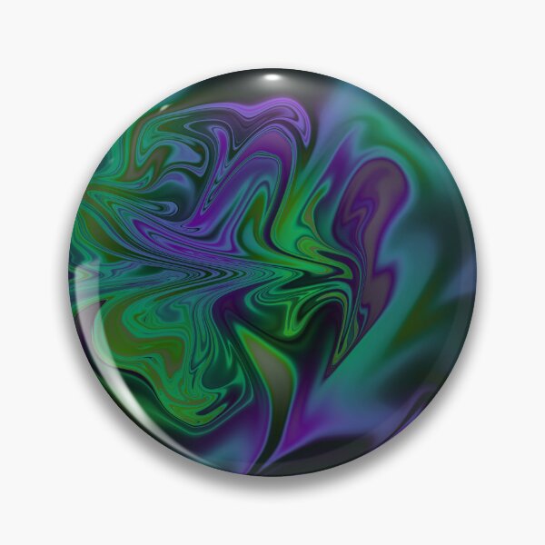 Item preview, Blue, Black, Green, Purple, Violet Liquid Art. Liquid Marble. Abstract Design. designed and sold by Jason123za.