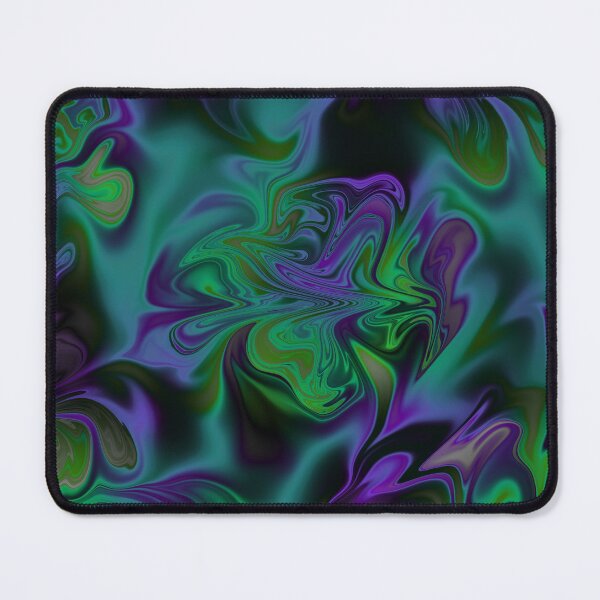 Item preview, Blue, Black, Green, Purple, Violet Liquid Art. Liquid Marble. Abstract Design. designed and sold by Jason123za.