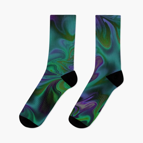 Item preview, Blue, Black, Green, Purple, Violet Liquid Art. Liquid Marble. Abstract Design. designed and sold by Jason123za.