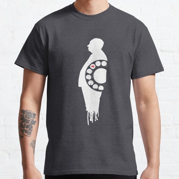 Hitchcock Dial M for Murder white Classic T-Shirt