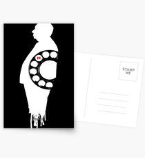 Hitchcock Dial M for Murder white Postcards