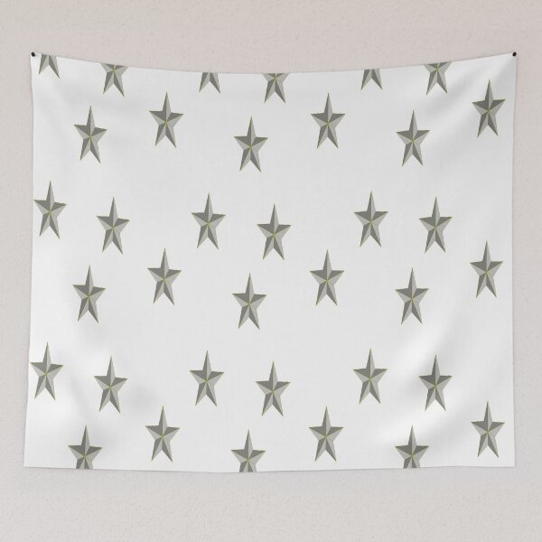 Item preview, Gray stars on white designed and sold by tetibright.