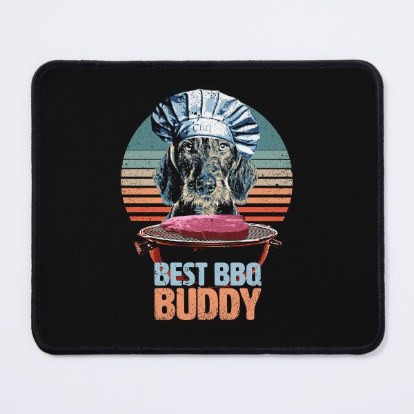 Item preview, Best BBQ Buddy - Funny & Cute Wire-Haired Dachshund designed and sold by BrainlabStudios.