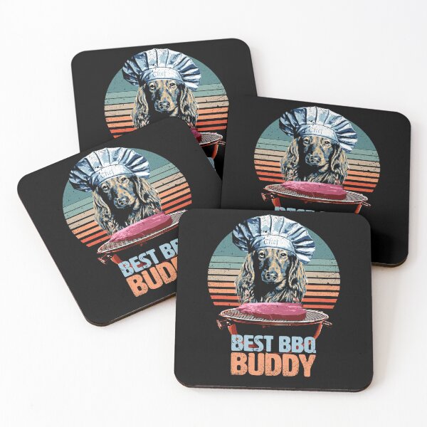 Item preview, Best BBQ Buddy - Funny & Cute Dachshund designed and sold by BrainlabStudios.