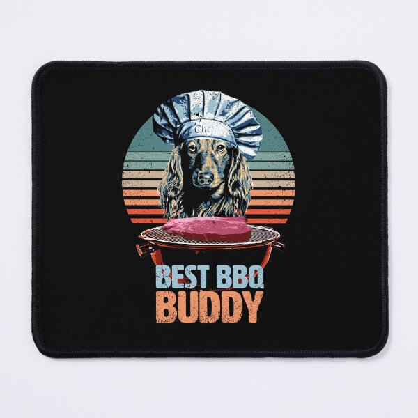 Item preview, Best BBQ Buddy - Funny & Cute Dachshund designed and sold by BrainlabStudios.
