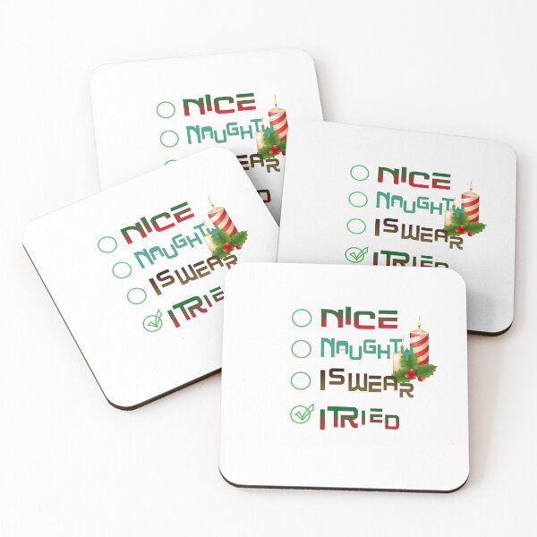Item preview,  Nice Naughty I swear I tried designed and sold by MJ DESIGN.