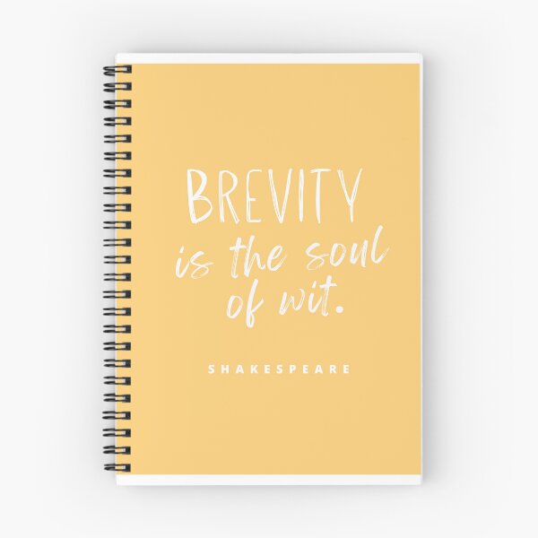 Item preview, Brevity Is The Soul Of Wit designed and sold by MalcolmAndPark.