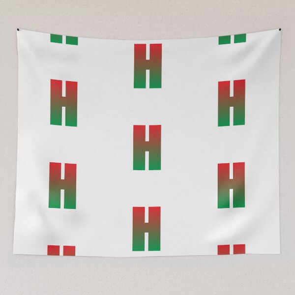 Item preview, Gradient Initial H Christmas designed and sold by kavanaghdesigns.