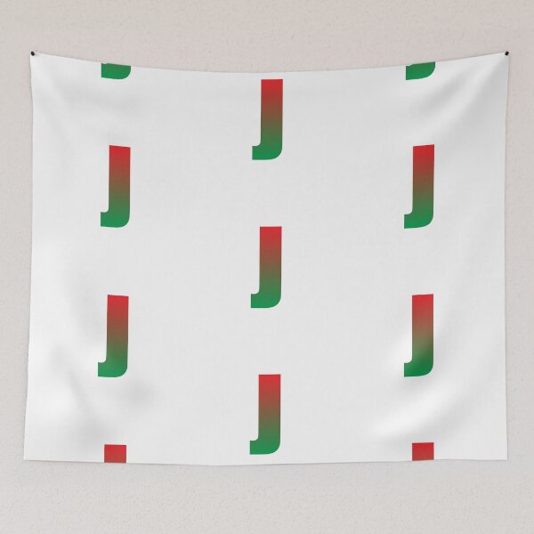 Item preview, Gradient Initial J Christmas designed and sold by kavanaghdesigns.