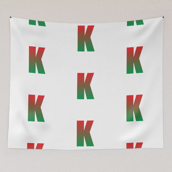 Item preview, Gradient Initial K Christmas designed and sold by kavanaghdesigns.