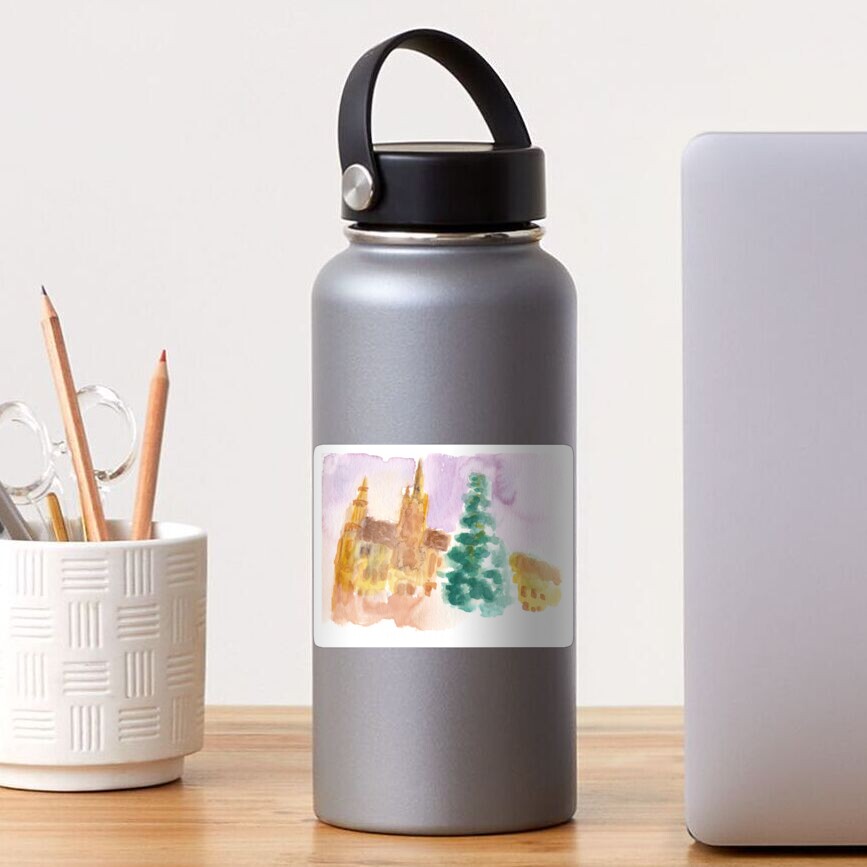 Grand Place at Christmas Sticker
