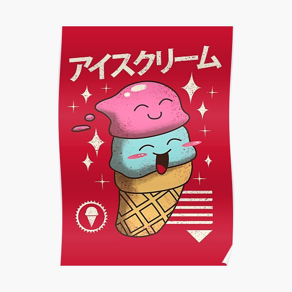 Yummy Ice Cream Posters Redbubble