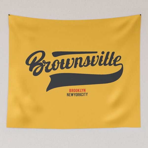 Item preview, Brownsville New York Brooklyn - Brownsville Brooklyn Lettering - Vintage Brownsville Logo designed and sold by Boogosh.