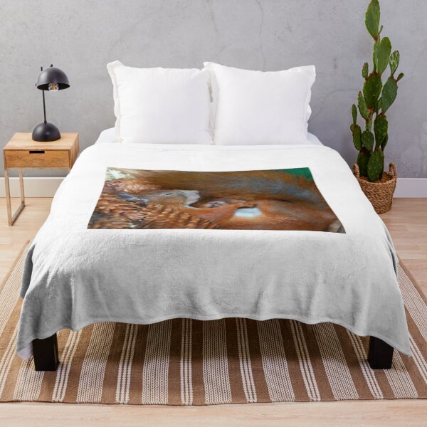 Item preview, Portrait of red sleeping squirrel designed and sold by olena2552.