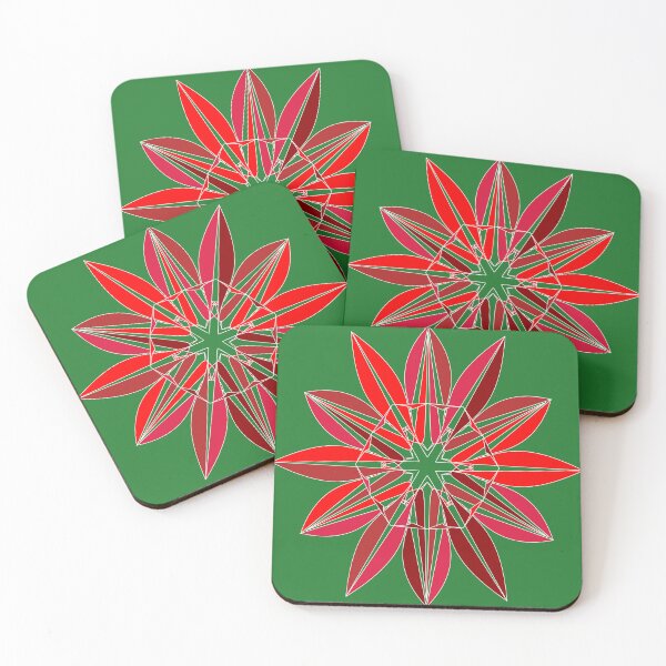 Item preview, Festive snowflake unique design G22 designed and sold by fishpressink.