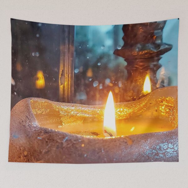 Item preview, Stilllive With Large Candle  designed and sold by hajarsdeco.