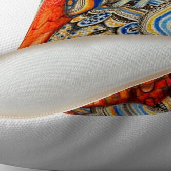 Alternate view of Ballena codorniz Throw Pillow