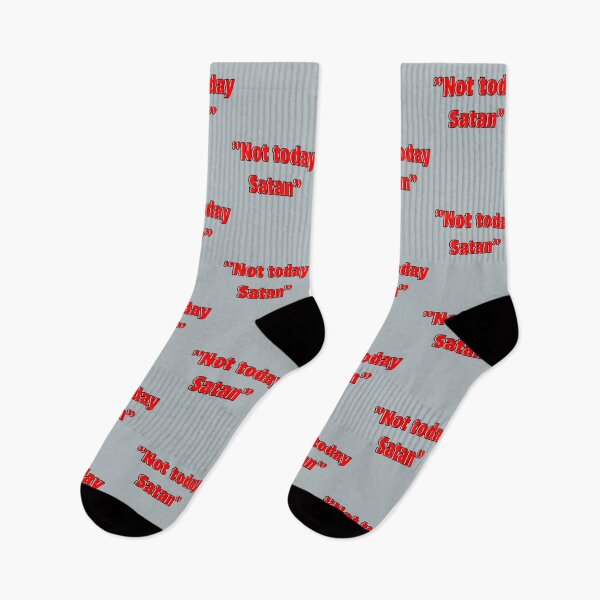 Item preview, Not Today Satan Quote designed and sold by Uriehale.