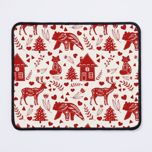 Item preview, Scandinavian Christmas - Red designed and sold by FloraDayDesign.