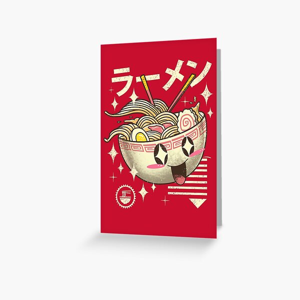 Kawaii Ramen Greeting Card