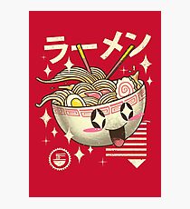 Lámina fotográfica Kawaii Ramen