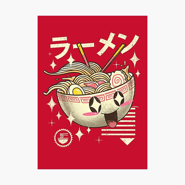 Kawaii Ramen Photographic Print