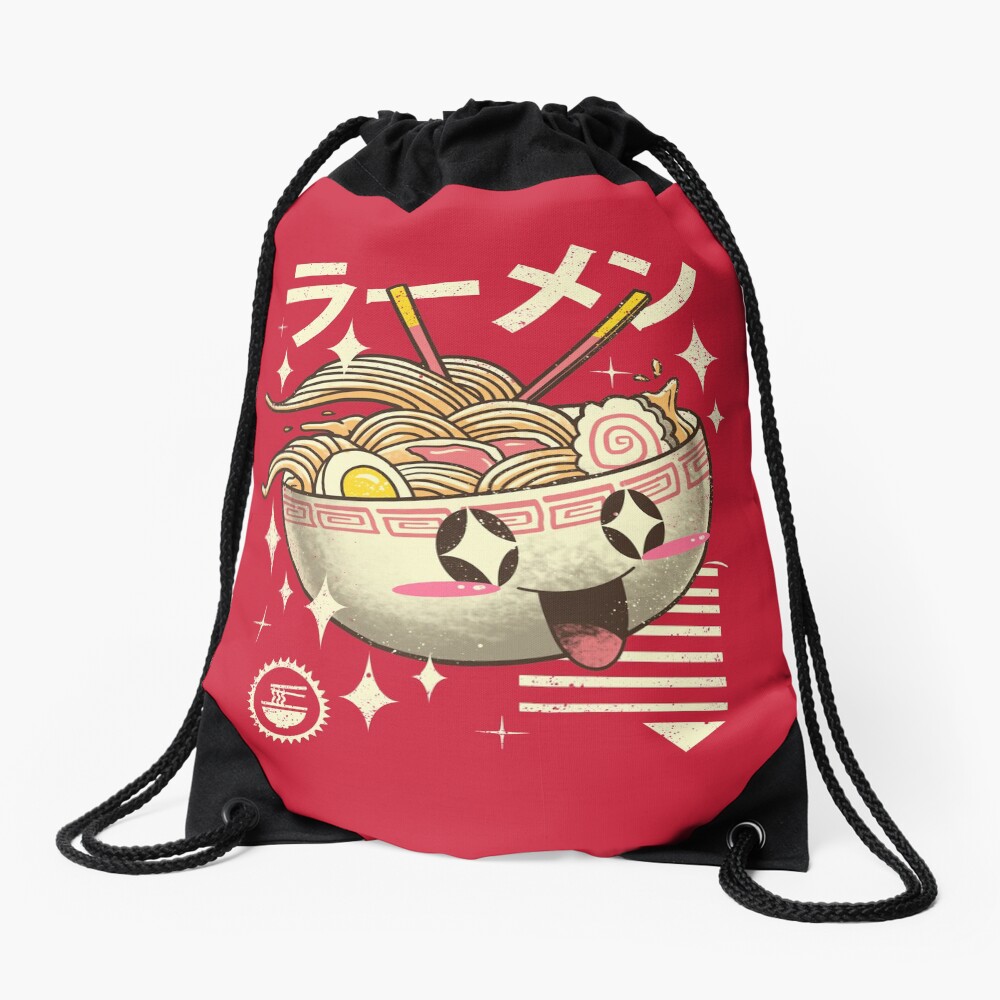 Kawaii Ramen Drawstring Bag