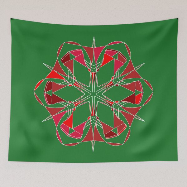 Item preview, Festive snowflake unique design G23 designed and sold by fishpressink.