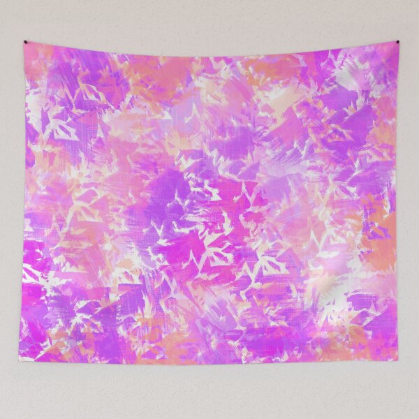 Item preview, Pink, Purple and Lilac Brushstrokes of Paint Pattern - Modern Art designed and sold by theprintedclub.