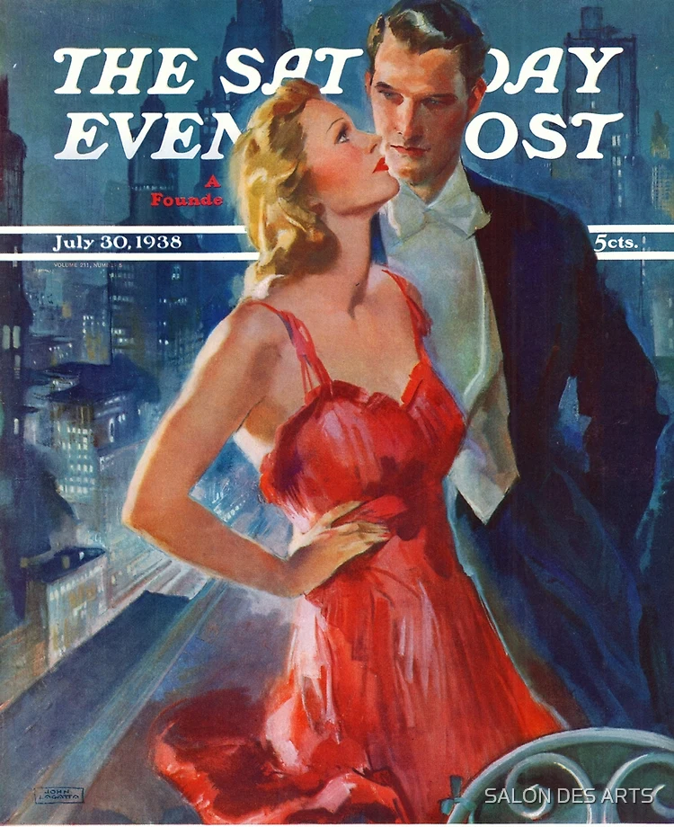 30's~ THE SATURDAY EVENING POST マガジンバッグ（Dohanos